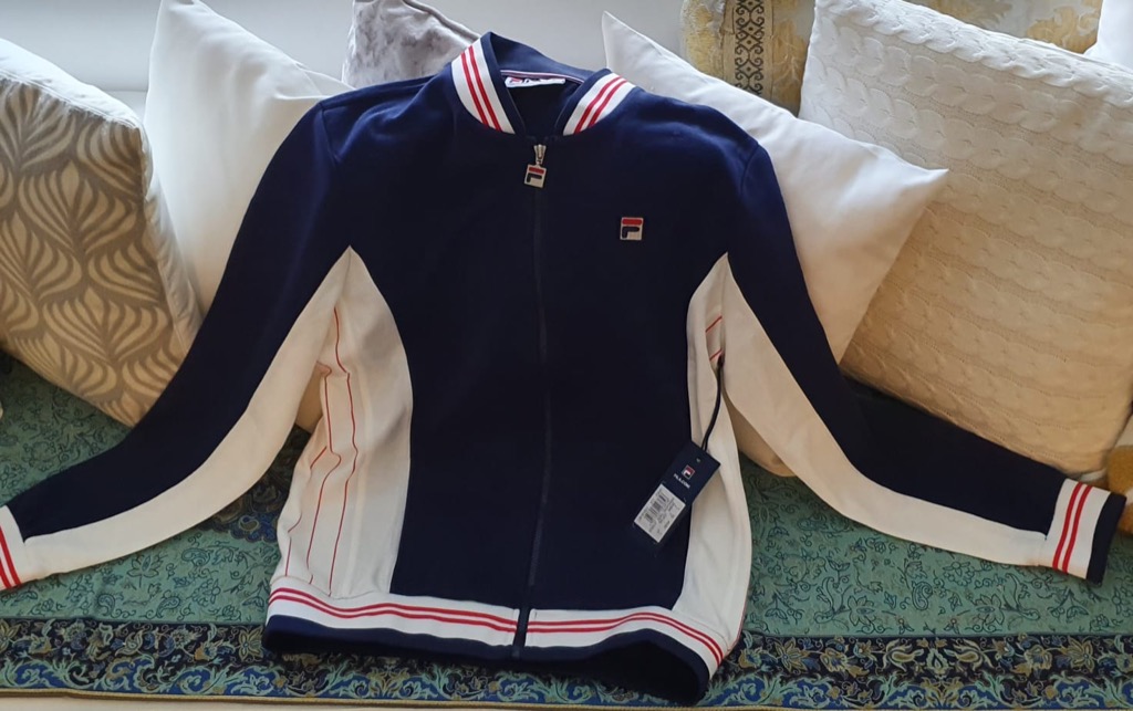 FILA Retro Mk1 Settanta Bjorn Borg Men s Tennis Jacket Sz L 52