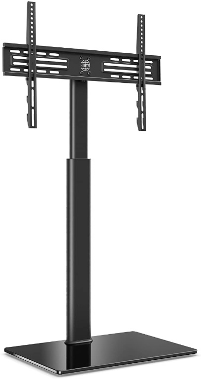 Fitueyes universal tv stand base with swivel mount sales height adjustable for 32 to 60 inch tv tt106002gb
