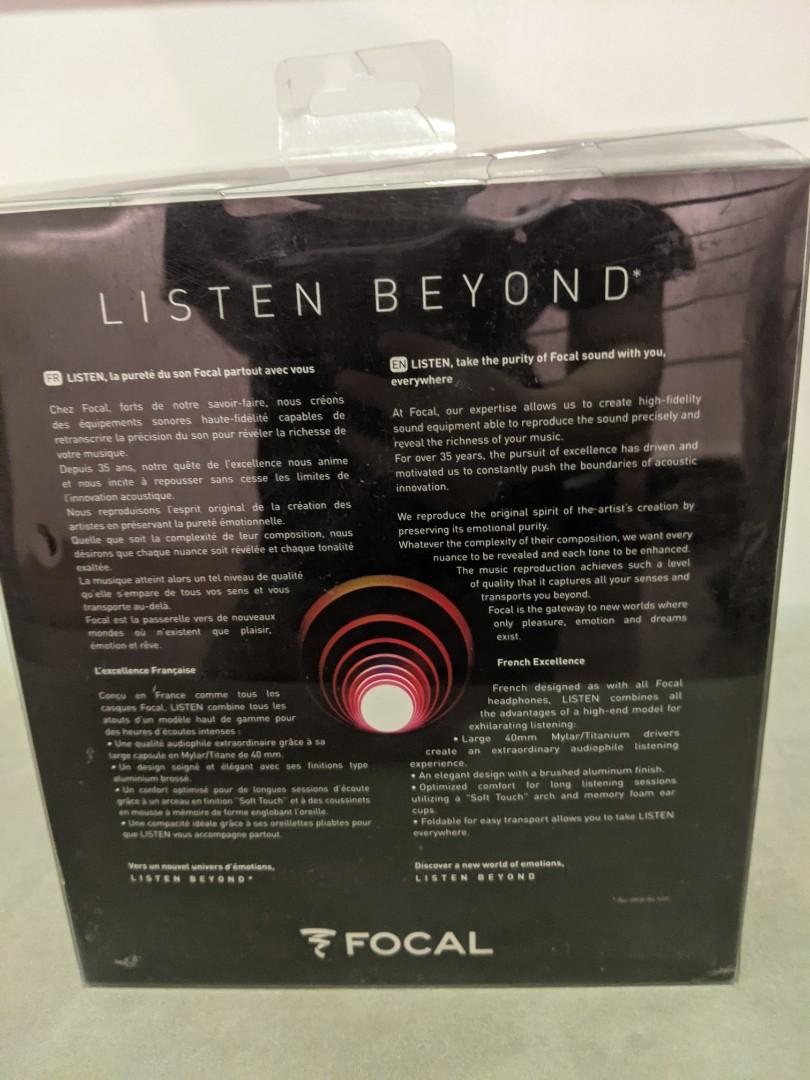 Focal Listen Headphones (Category: Headphones & Headsets) located in Quezon City. Submitted by jj124 (Listing ID 1110777500, Image 3). Description: Focal Listen Wired Over Ear Headphones (Valued at 12,000) Condition - 10/10 (Like New) Bought for 12,000, Selling for 6,500 RFS: Consolidating Description; FOLDABLE CLOSED-BACK CIRCUM-AURAL HEADPHONES. Listen Headphones combine all the advantages of premium portable headphones for hours of intense lis