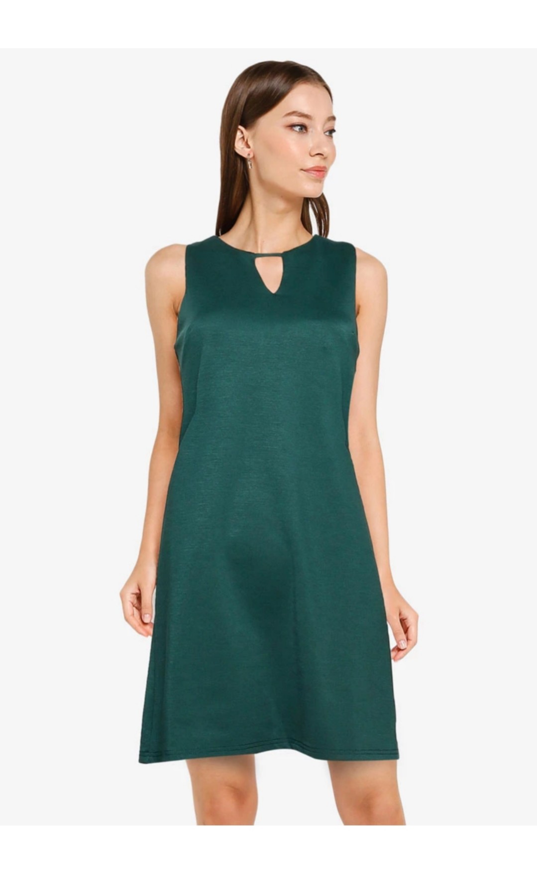 Forest Green Shift Work Dress