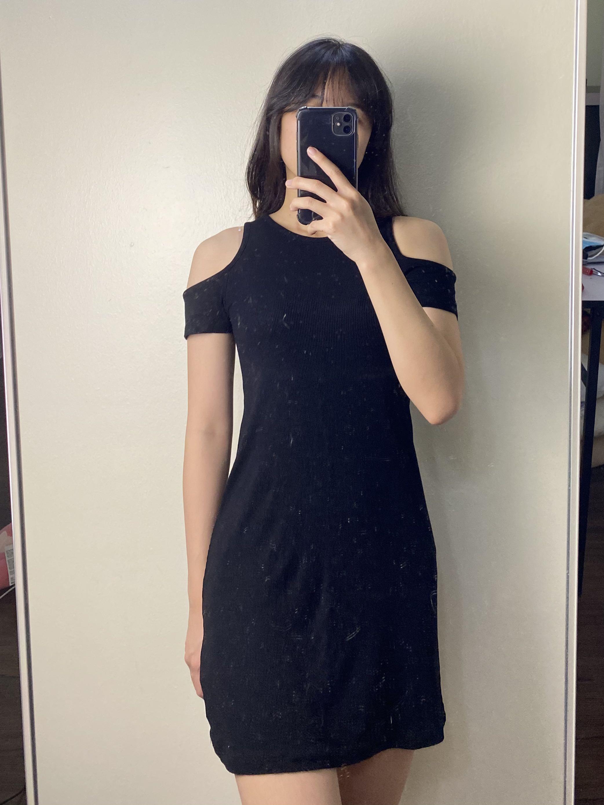 Cold shoulder dress forever 21 outlet
