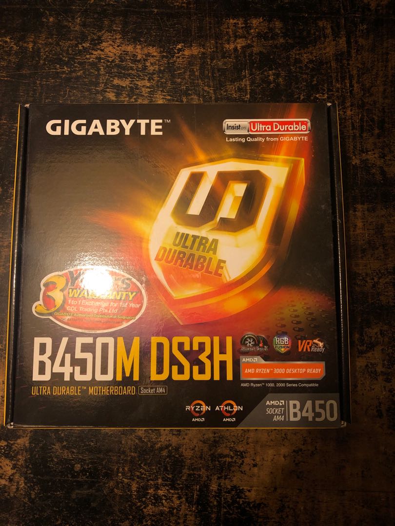 Gigabyte b450m top ds3h ryzen 3000