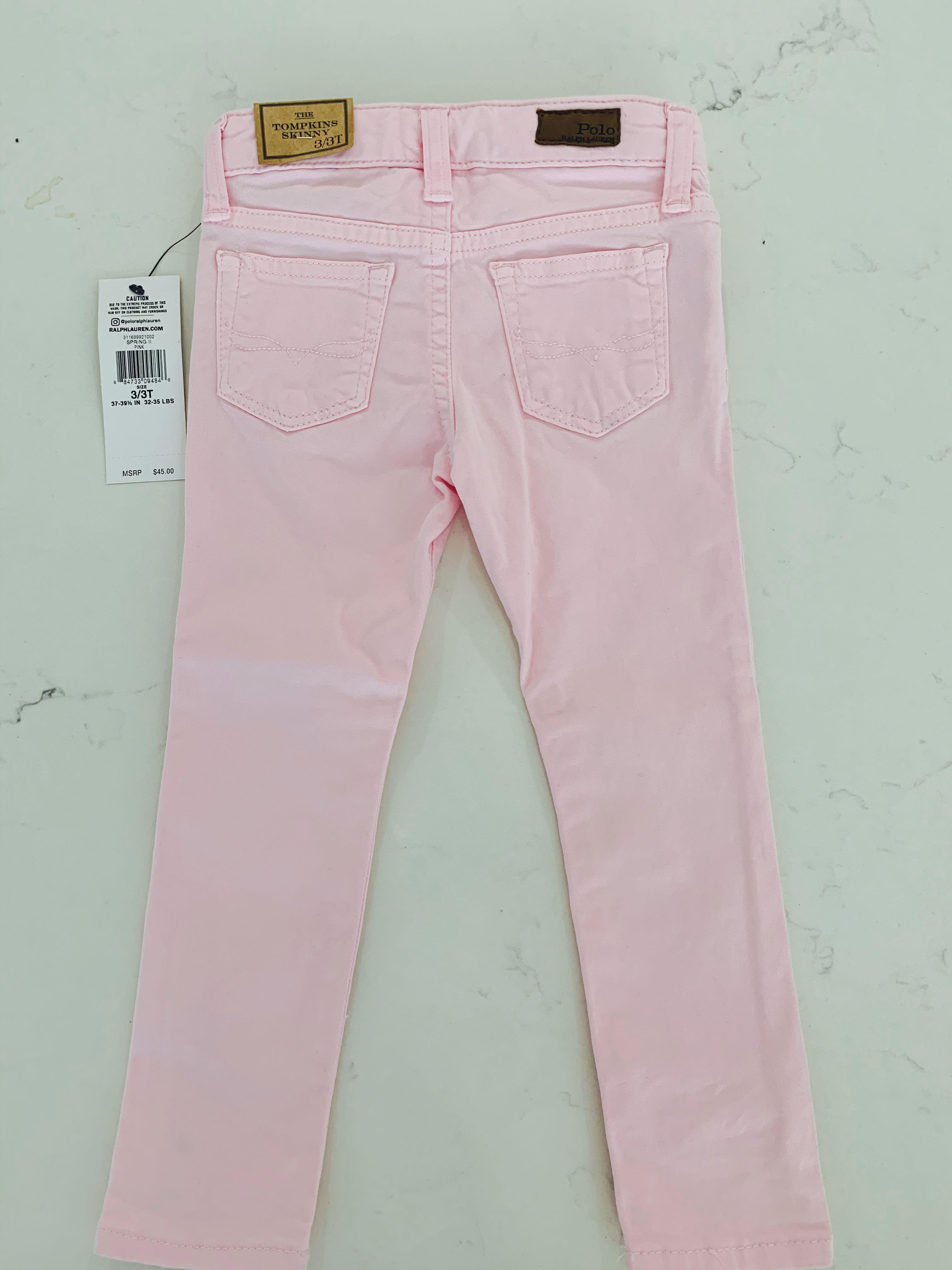Ralph lauren girls jeans top
