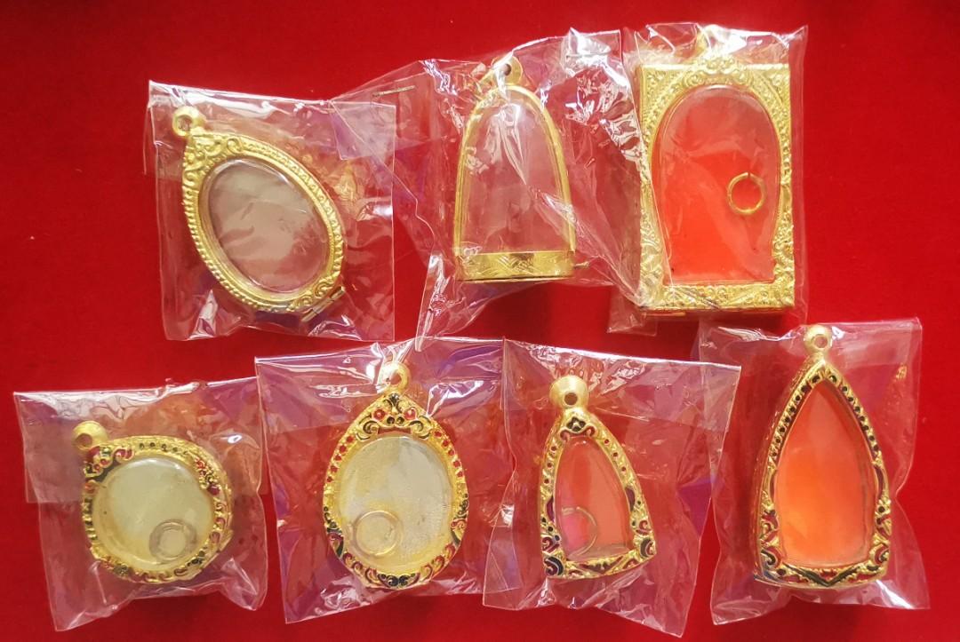 Casing Gold Gold Plated Casing / Gold Plated With Colour Amulets Casing, Hobbies ...
