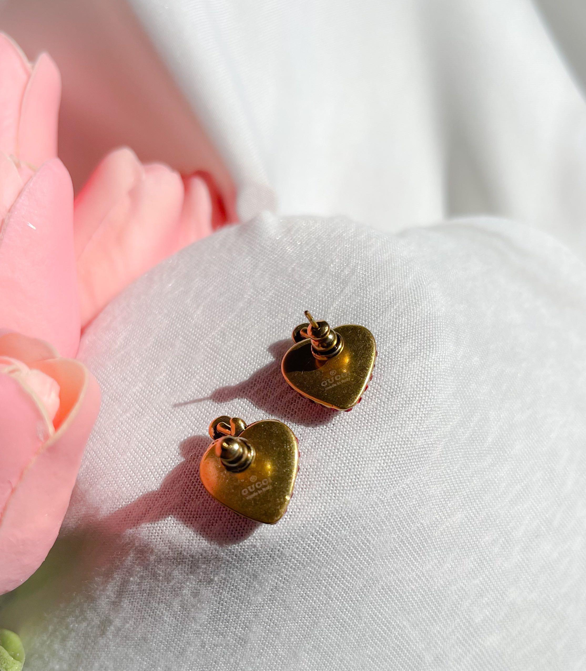 Strawberry gucci store earrings