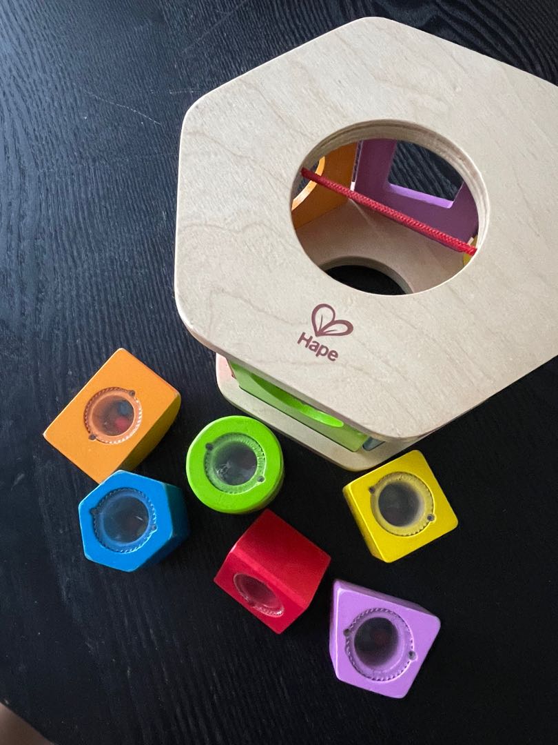 Hape Wooden shape sorter, Hobbies & Toys, Toys & Games on Carousell