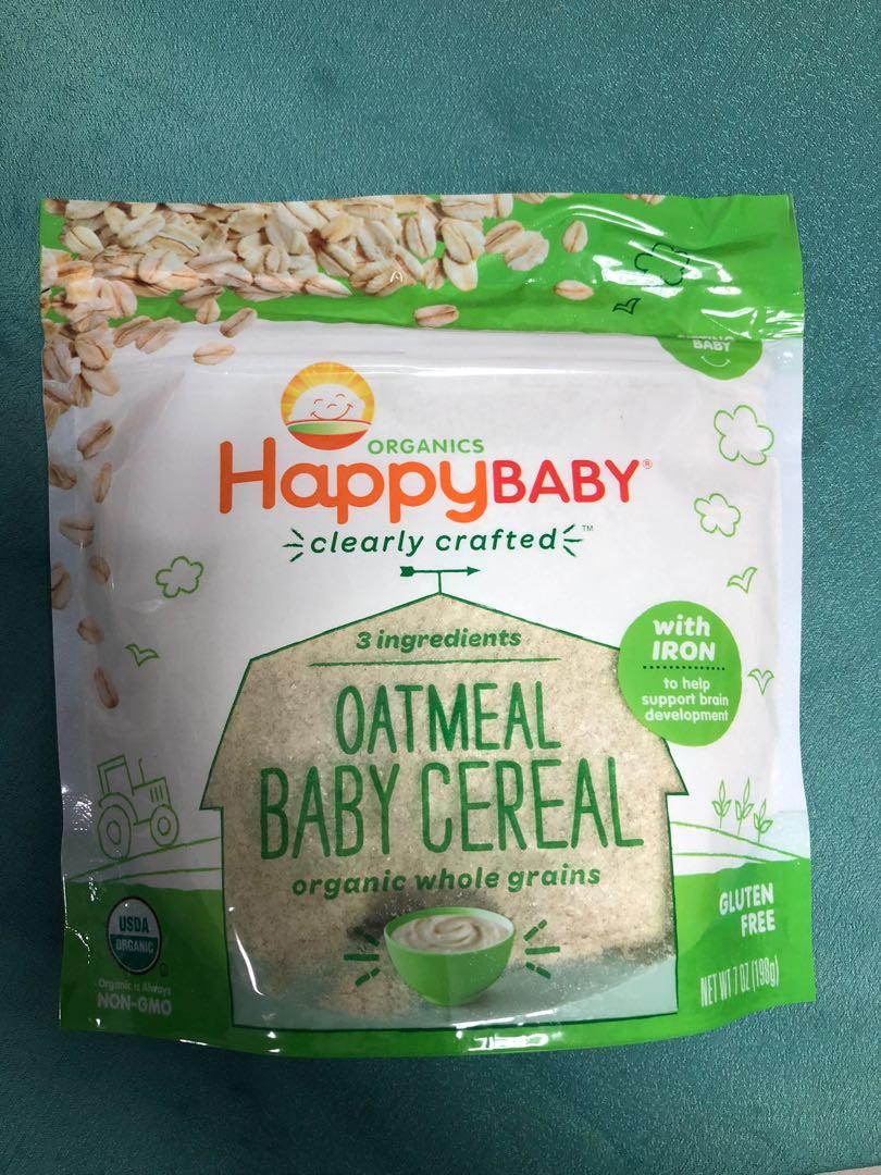 Happy baby oat sales cereal