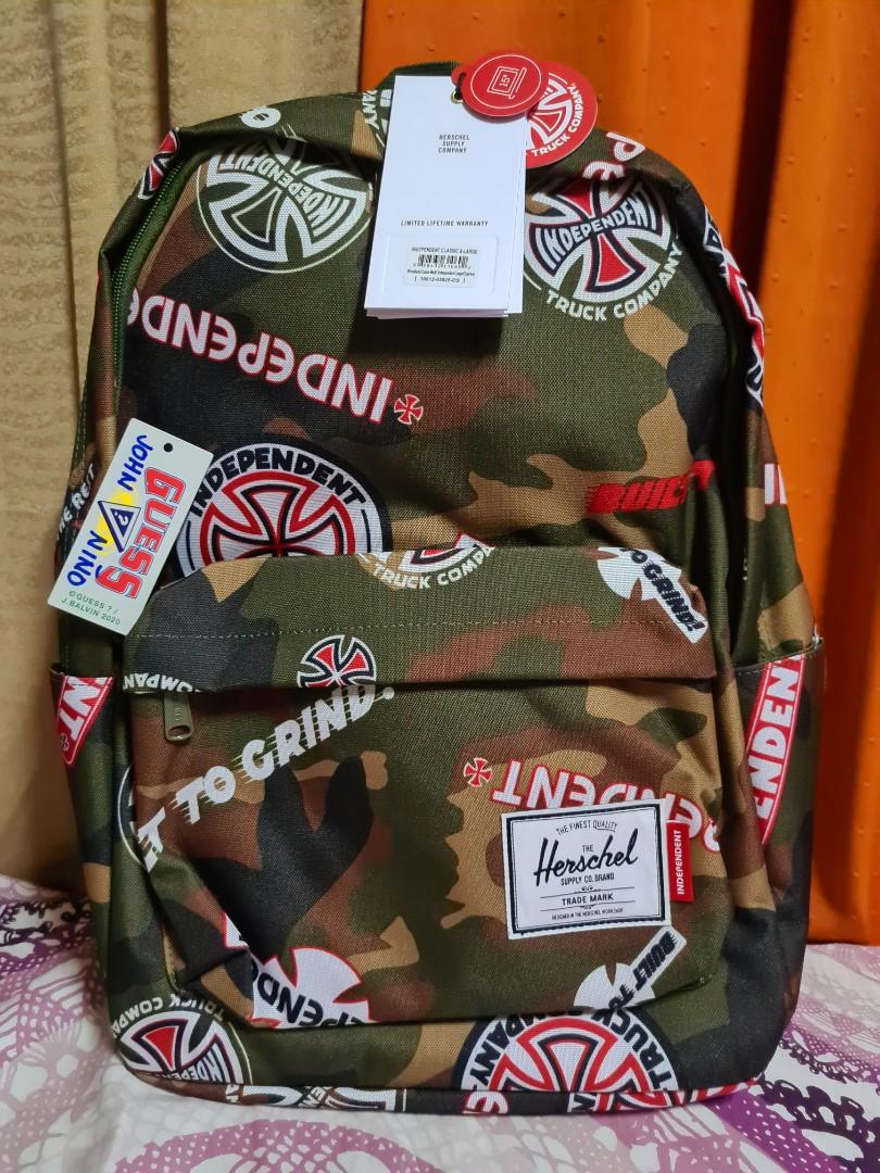 Herschel x Independent Classic Backpack XL Men s Fashion Bags Backpacks on Carousell