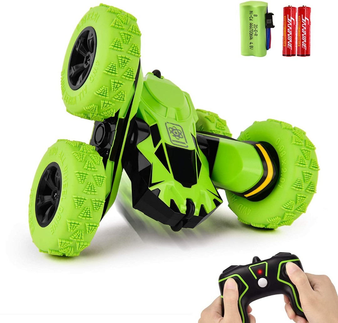 IDEAPARK Remote Control Car RC Stunt Cars for 6-12 Years Old Kids,360° Double