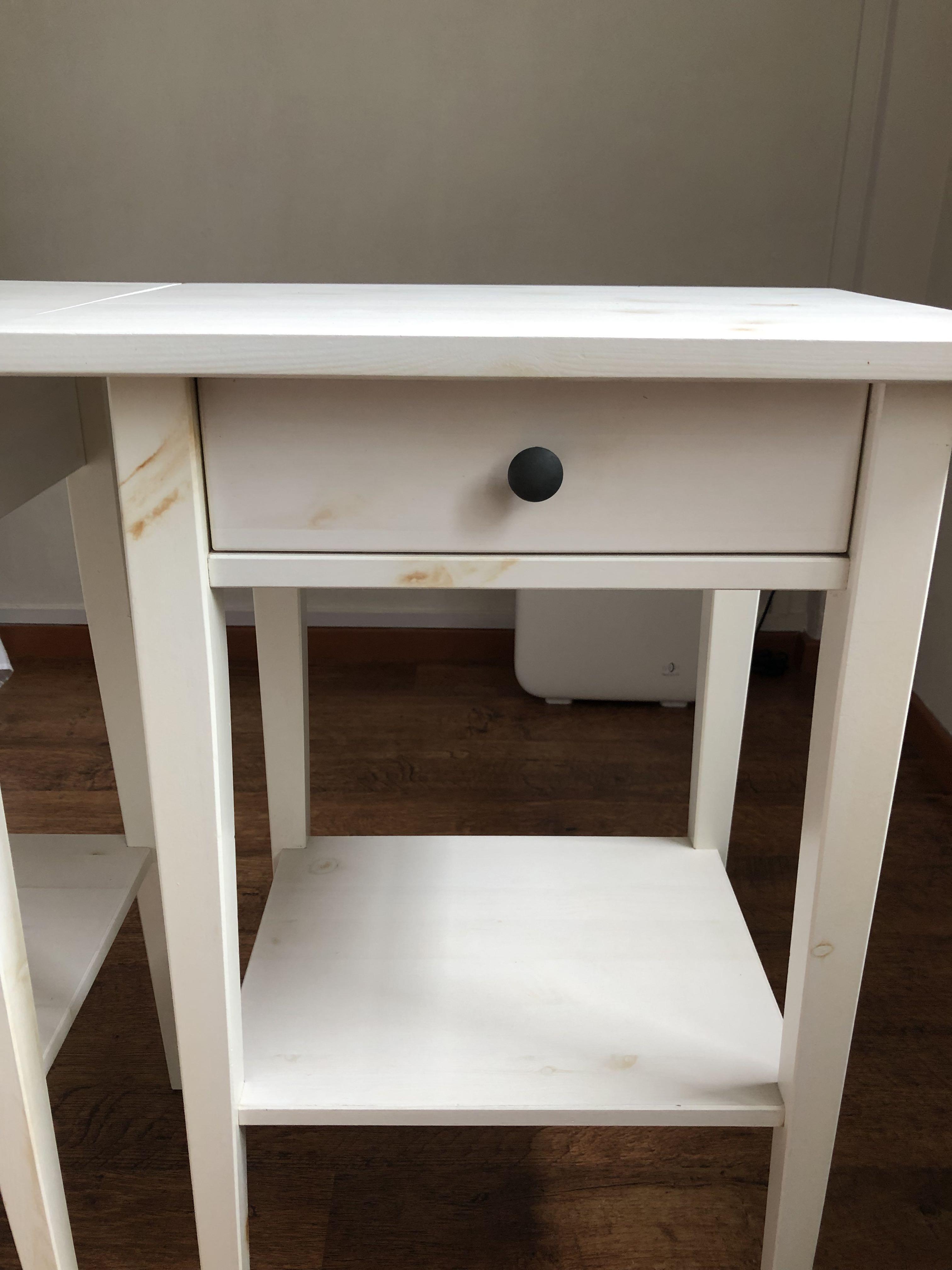 Ikea Hemnes Bedside Tables, Furniture & Home Living, Furniture, Tables