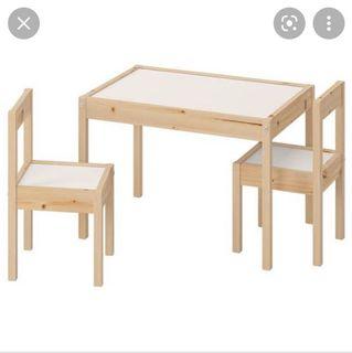 IKEA LÄTT table and chairs