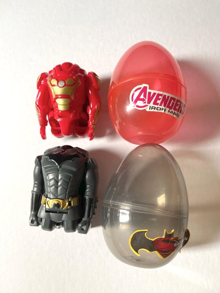 Iron Man Batman Deformation Egg Toy