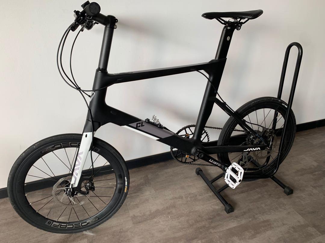 JAVA CL Carbon 451 wheel Mini Velo Price lower for this week only Sports Equipment Bicycles Parts Bicycles on Carousell