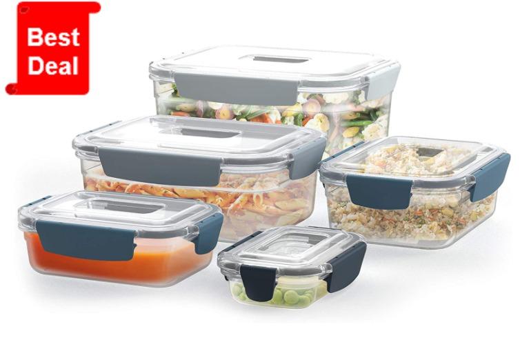 Joseph Joseph Nest Lock Plastic Food Storage Container Set with