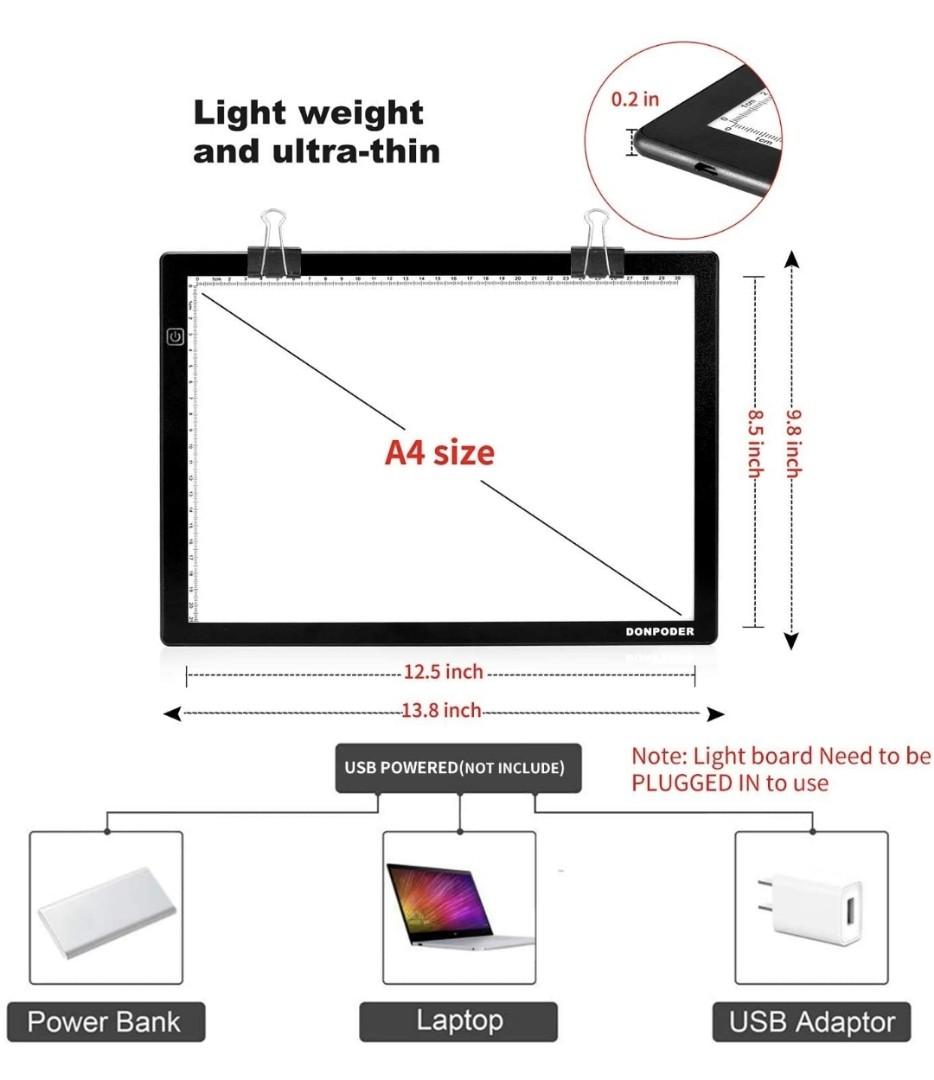 A3 Diamond Painting Light Pad with Stand, 2nd Gen Tracing Board