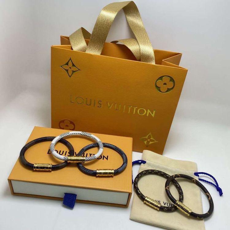 LV Leather bracelet, Women's Fashion, Jewelry & Organisers, Bracelets on  Carousell