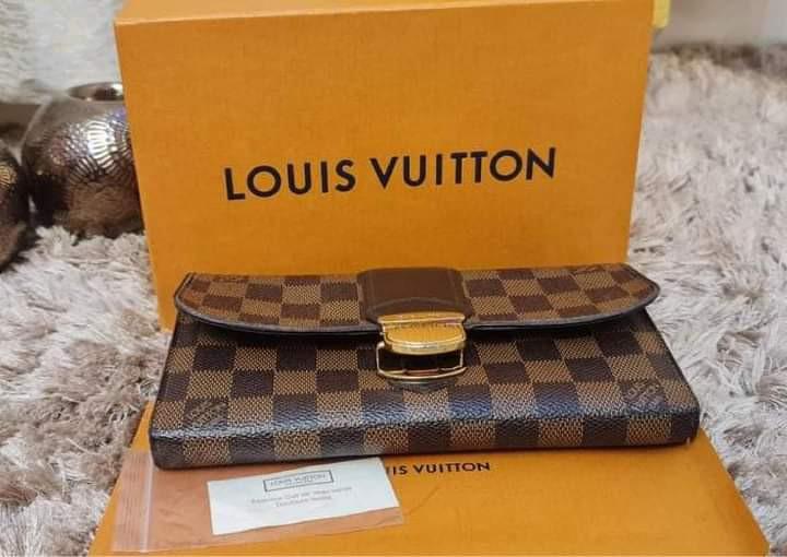 Louis Vuitton Damier Ebene Sistina Wallet