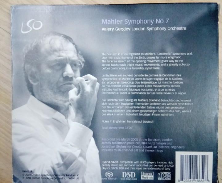 Mahler Symphony No 7 Valery Gergiev London Symphony Orchestra DSD