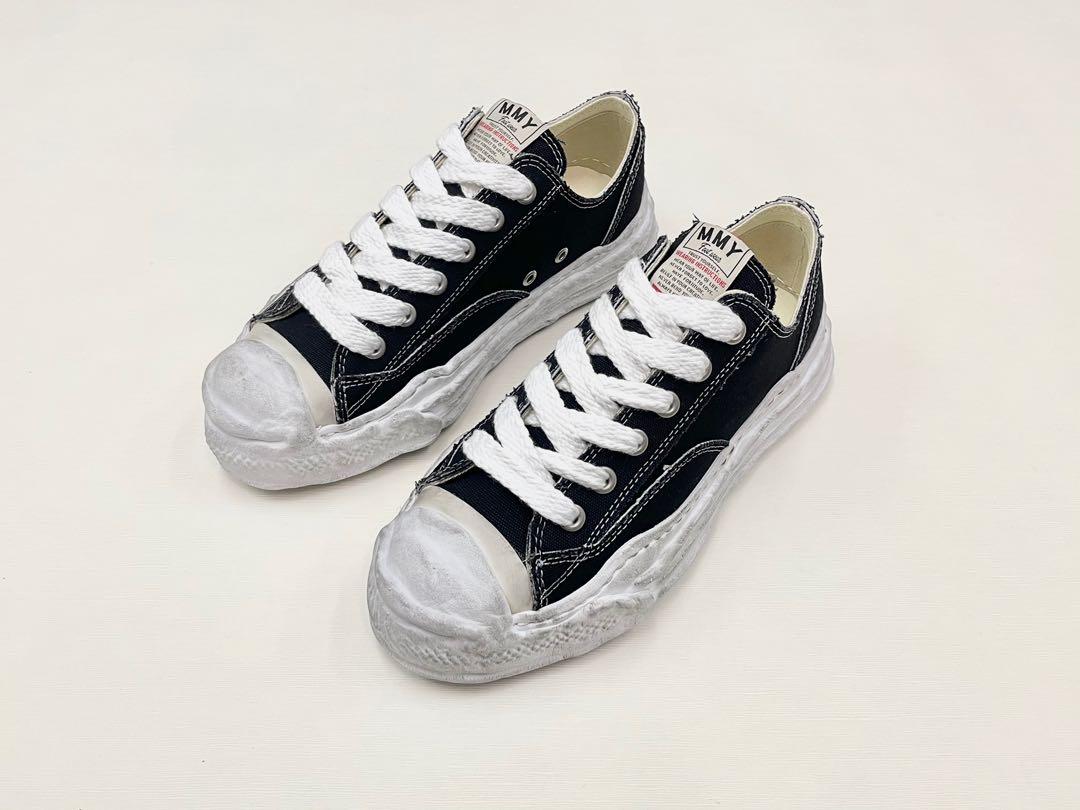 Maison Mihara Yasuhiro OG Sole Distressed Canvas Sneaker Hank
