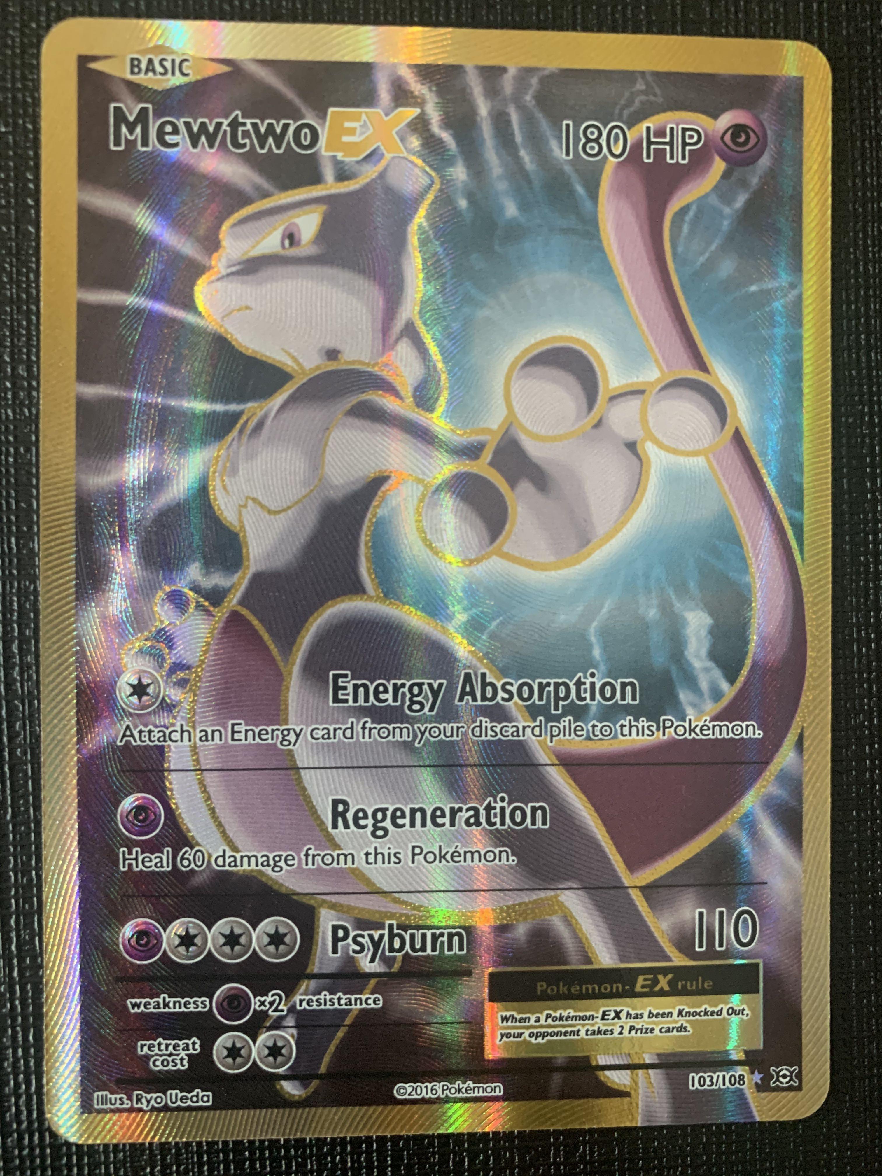 Wholesale prices Pokemon Card Mewtwo EX 103/108 Full Art Ultra Rare XY