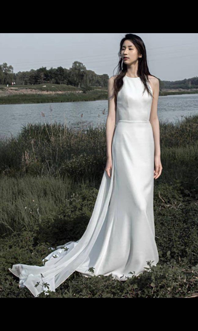 Minimalist Wedding dress Women s Fashion Dresses Sets Evening