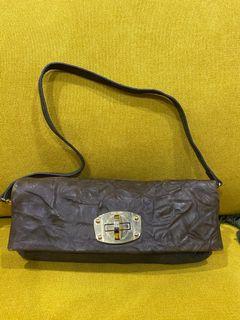 Miumiu leather mini armpit n  clutch