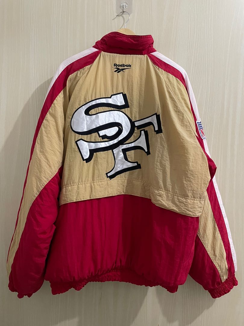 reebok 49ers jacket