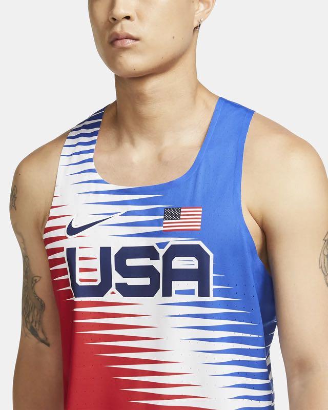 Nike Dri-FIT ADV Team USA AeroSwift, 男裝, 運動服裝- Carousell