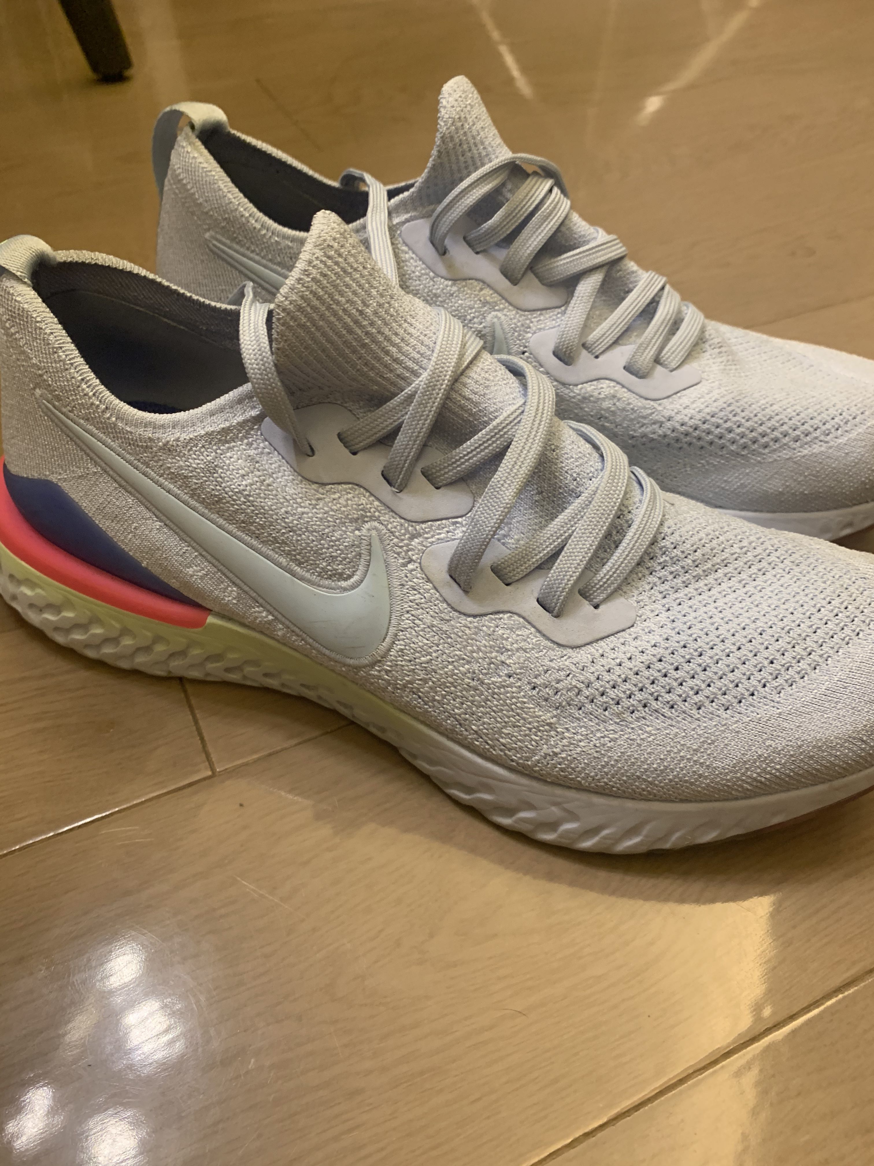 epic react flyknit 2 white