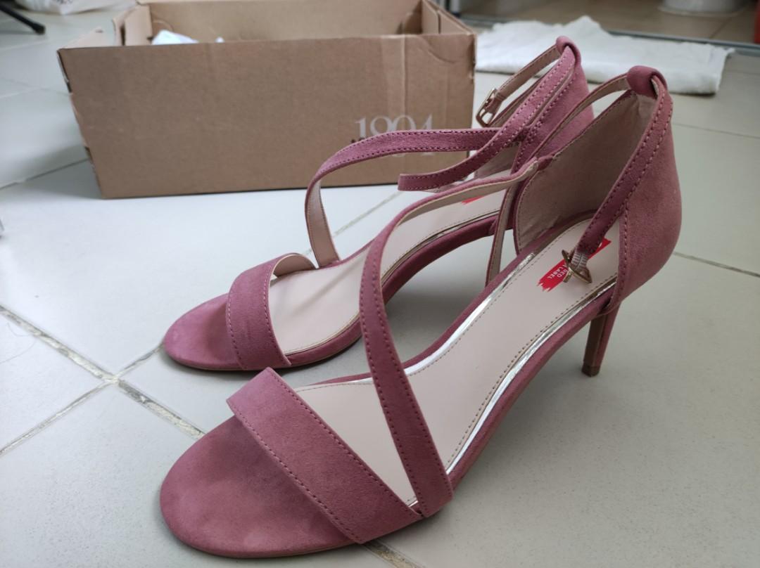 Mauve sandal top heels