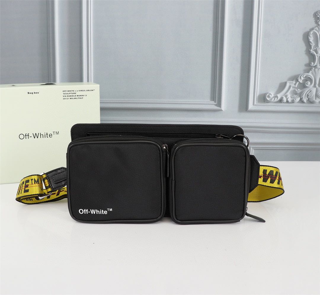 off white double pouch