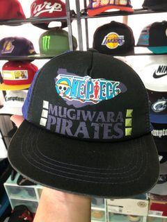 One Piece Marine Trucker Snapback Cap Men S Fashion Accessories Caps Hats On Carousell