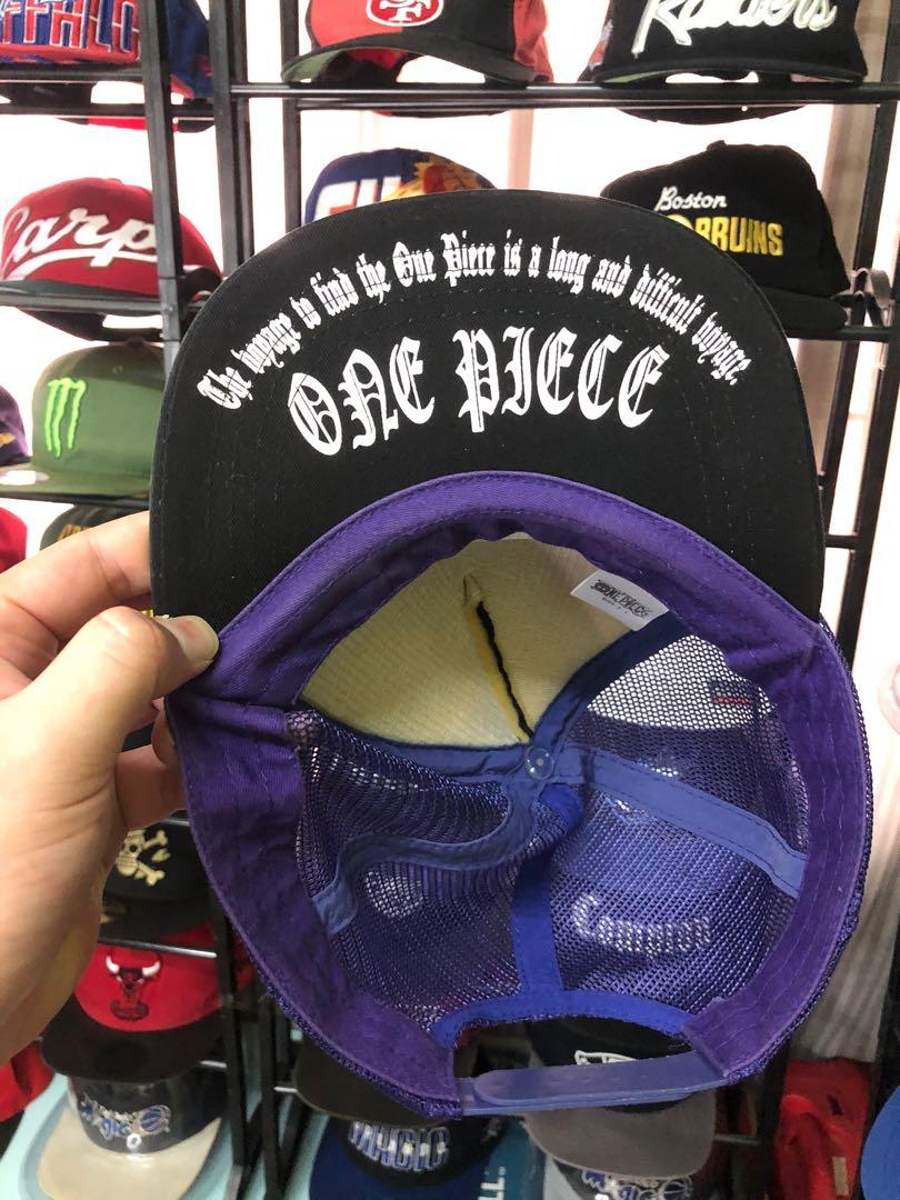 One Piece Mugiwara Pirates Trucker Snapback Cap Men S Fashion Accessories Caps Hats On Carousell
