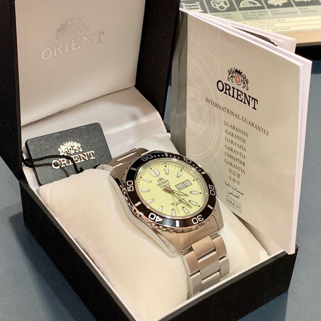 Orient Rare Mako XL Full Lume Dial Automatic Men Diver Watch Full Set