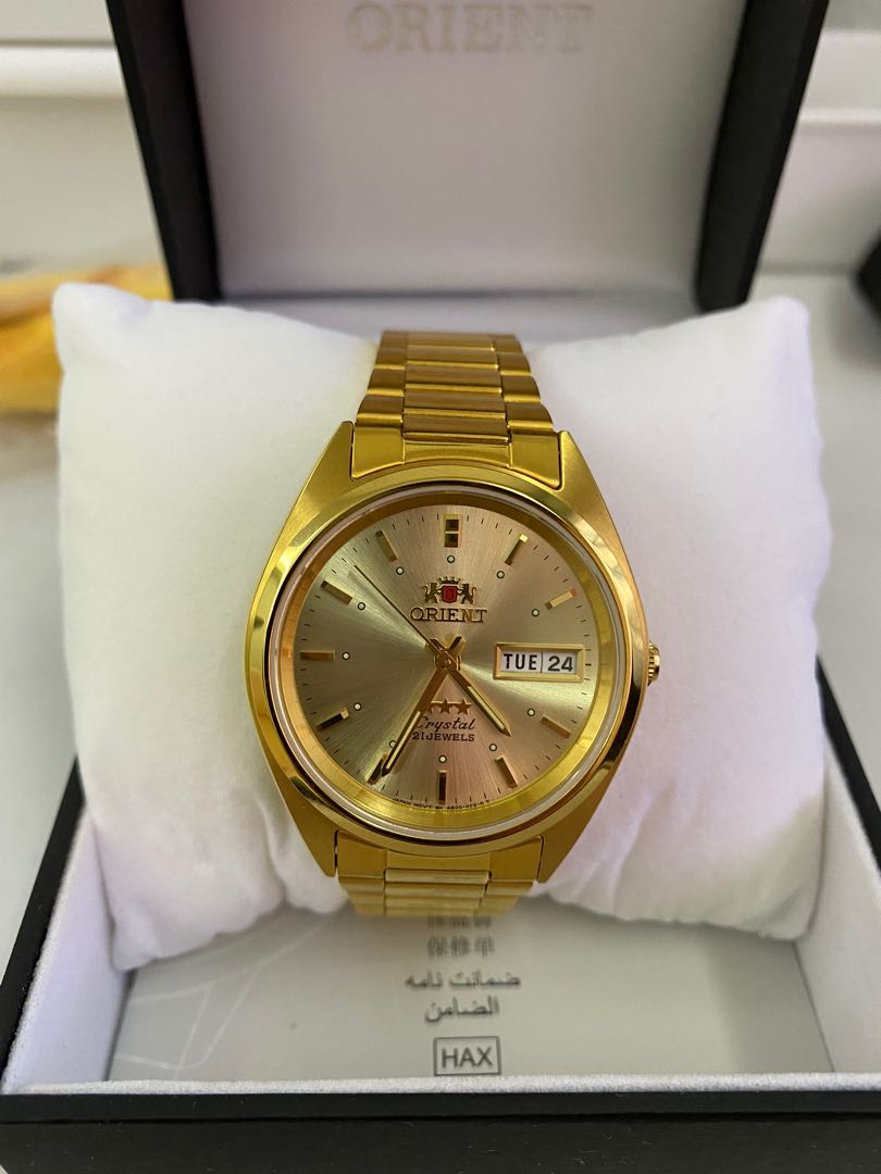 Orient hot sale tristar gold