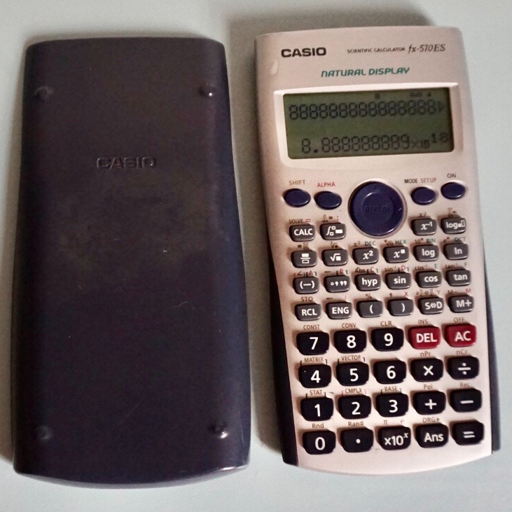 Casio new arrivals 750 calculator
