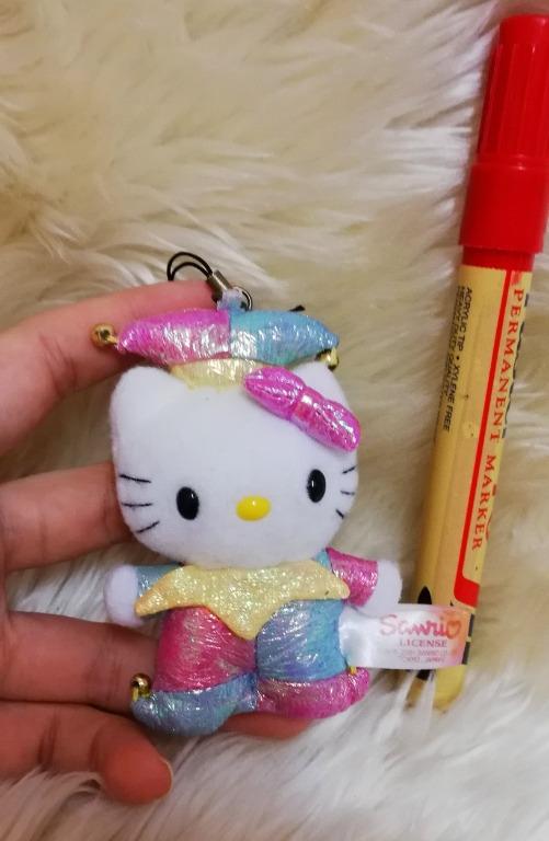 sanrio Hello Kitty clown stuffed Soft Plush doll japnese 20 cm