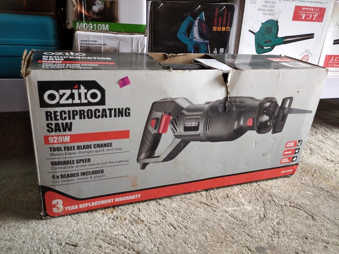Ozito 920w best sale reciprocating saw