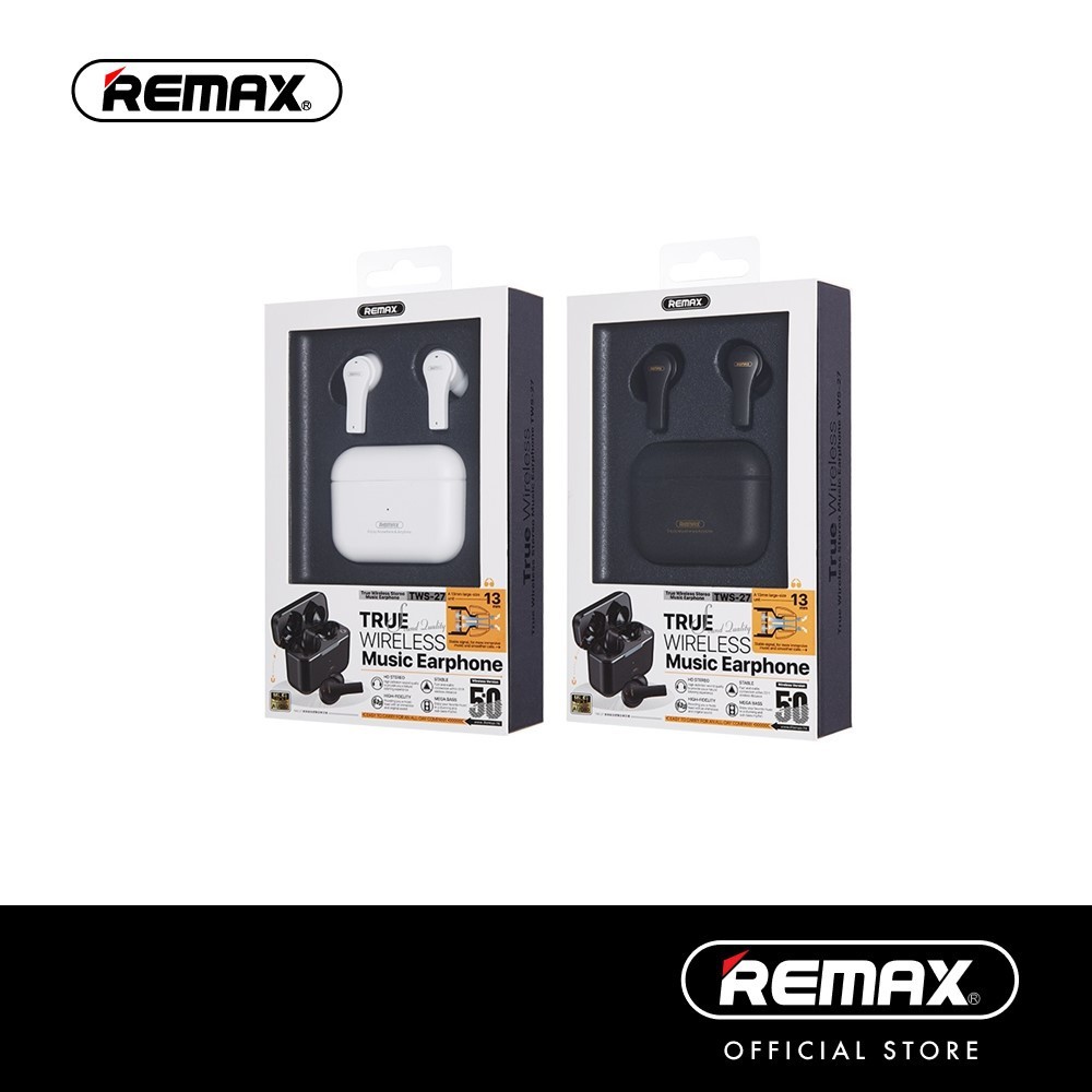 Remax TWS 27 Bluetooth Wireless Earphone Audio Earphones on