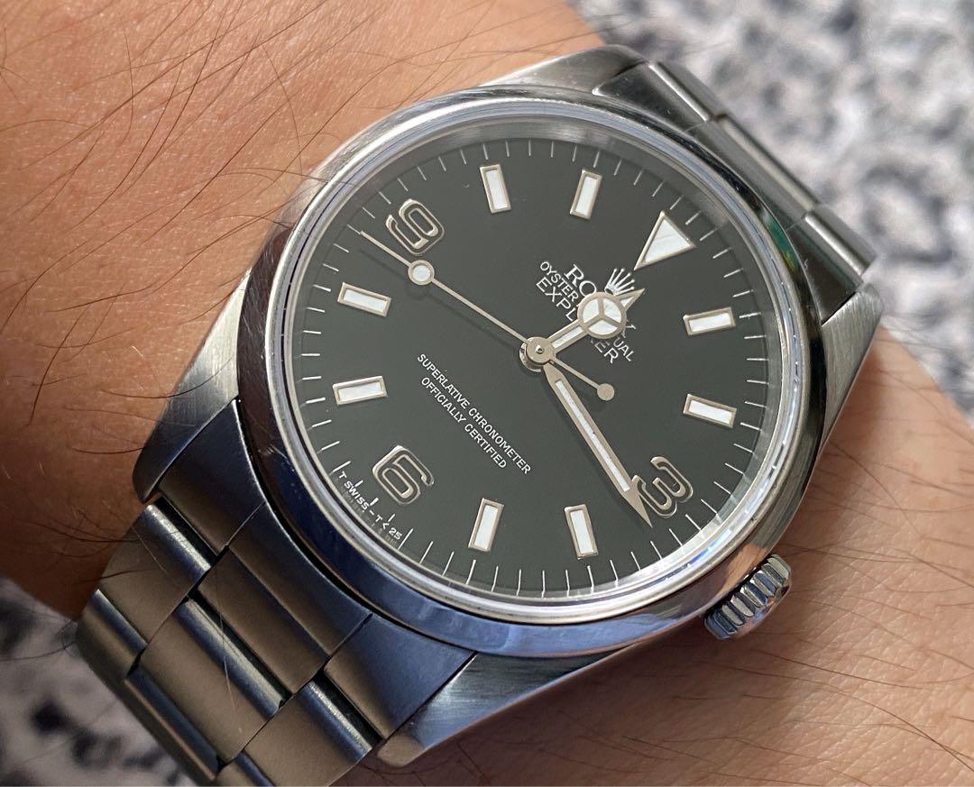 Rolex explorer 14270 blackout on sale