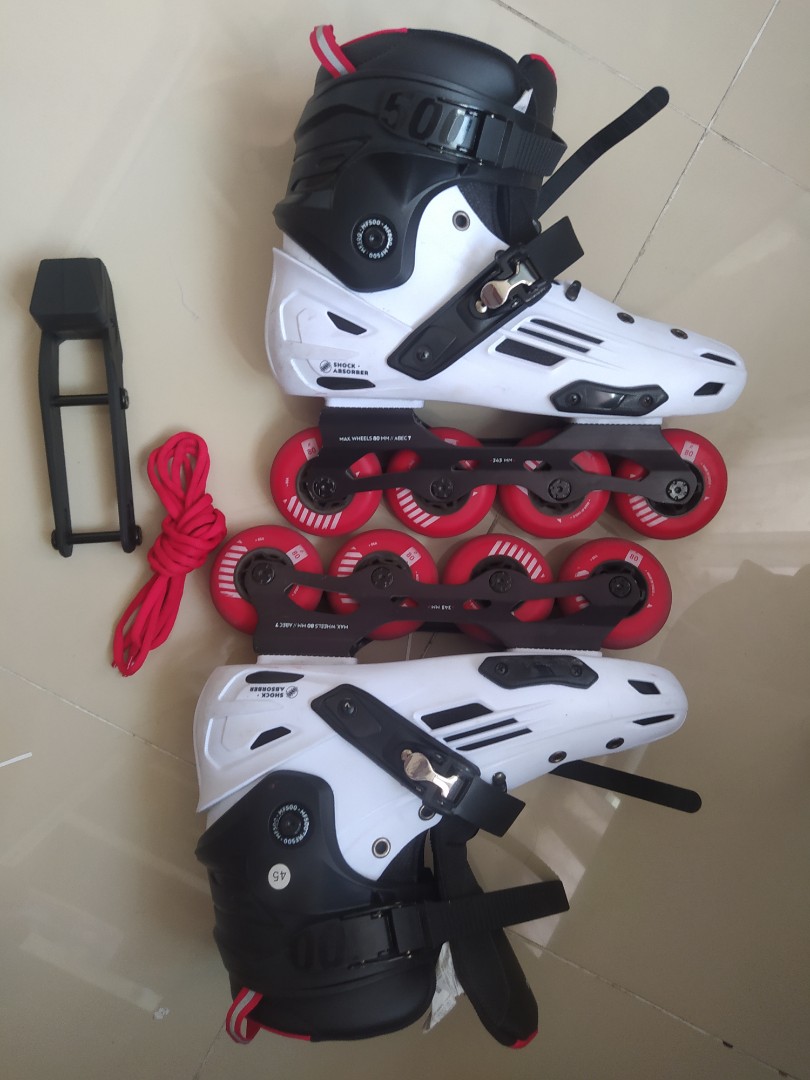Original Rollerblade Inline Skates Oxelo Mf500 Freeride Sports Equipment Sports Games Skates Rollerblades Scooters On Carousell