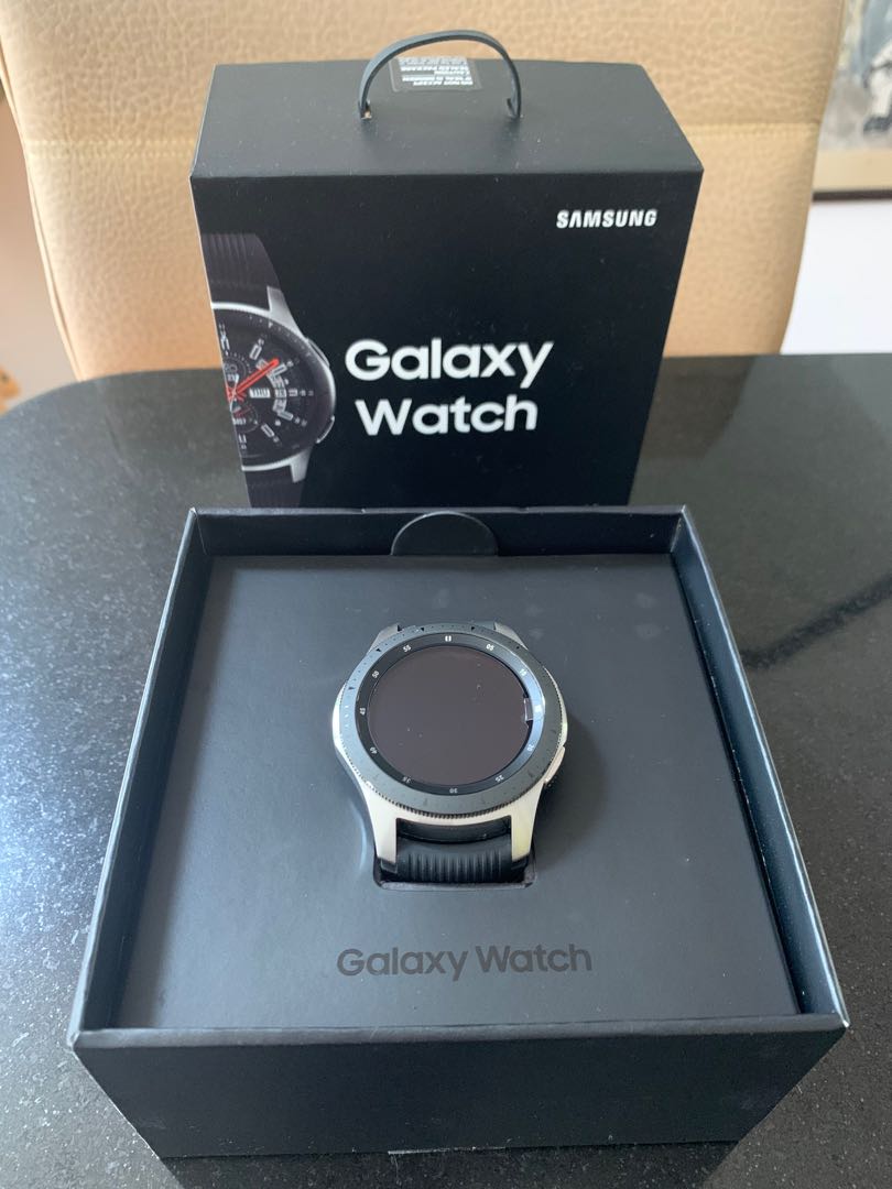 Samsung Galaxy Watch 46mm Silver Bluetooth SM R800 Mobile Phones