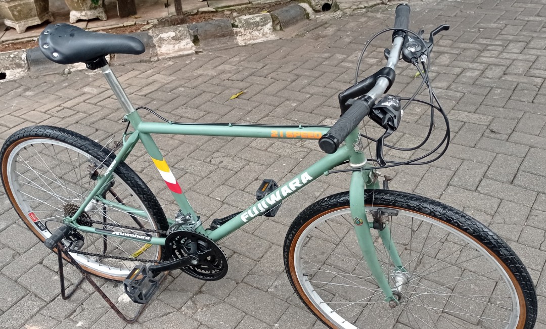 Sepeda Fujiwara 26 vintage retro mtb jadul gravel commuter, Olah Raga