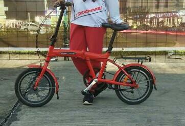 Sepeda lipat  wimcycle rocket pocket 16"