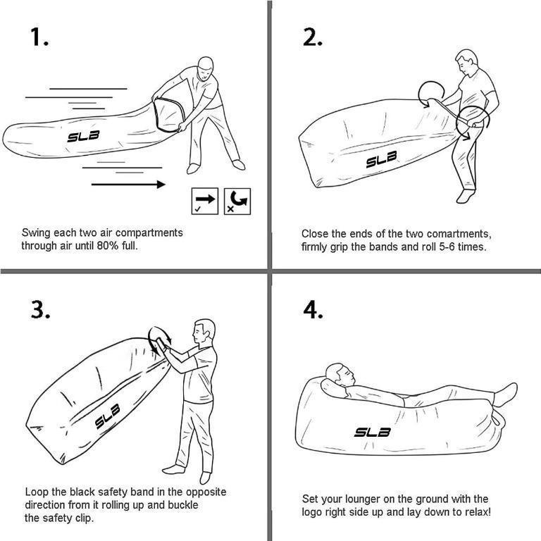 Slb inflatable lounger discount