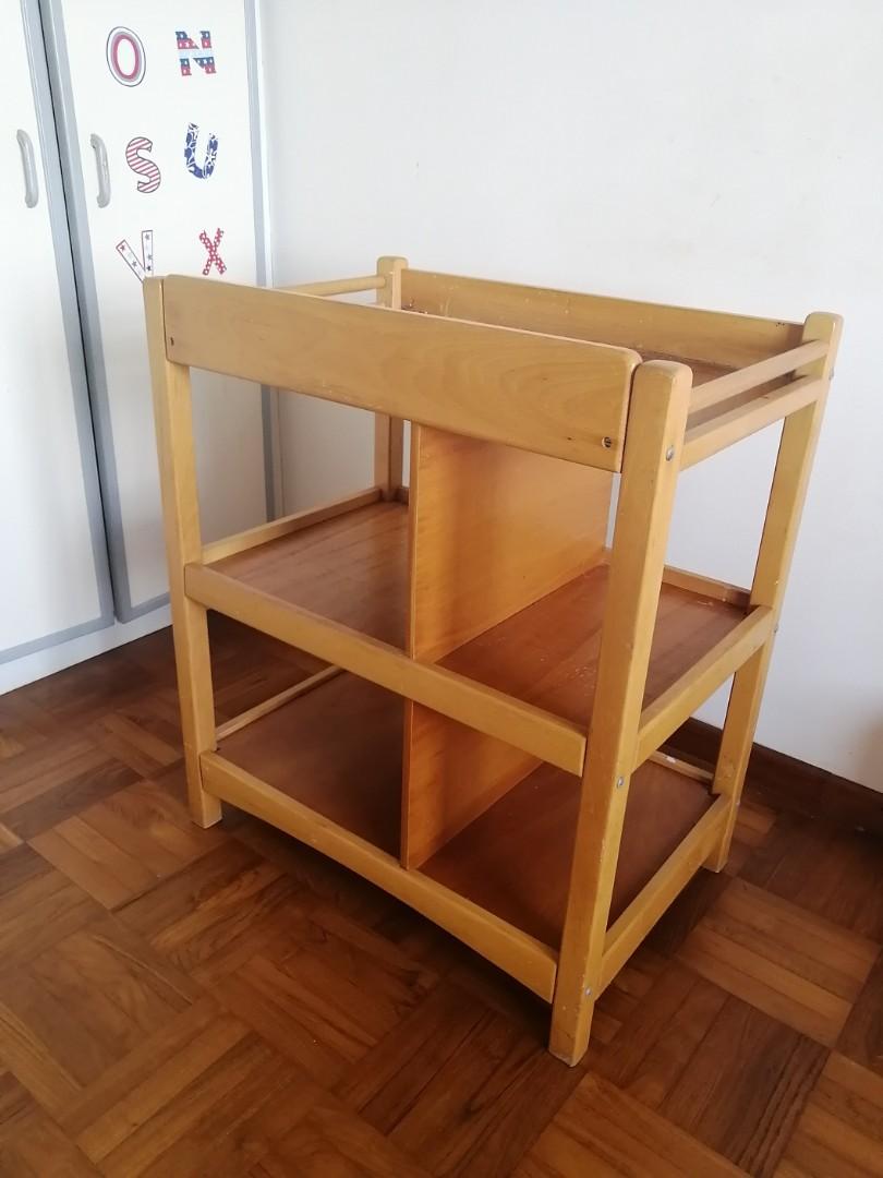solid wood changing table