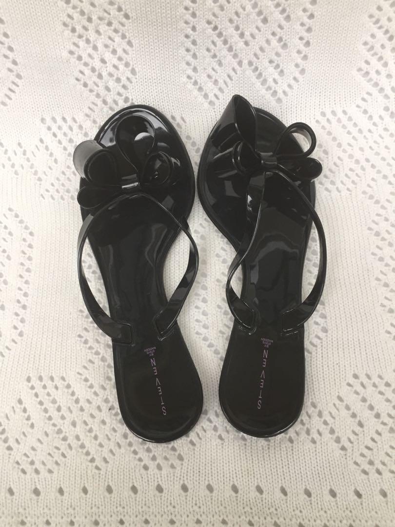 Steve madden jelly bow flip flops clearance