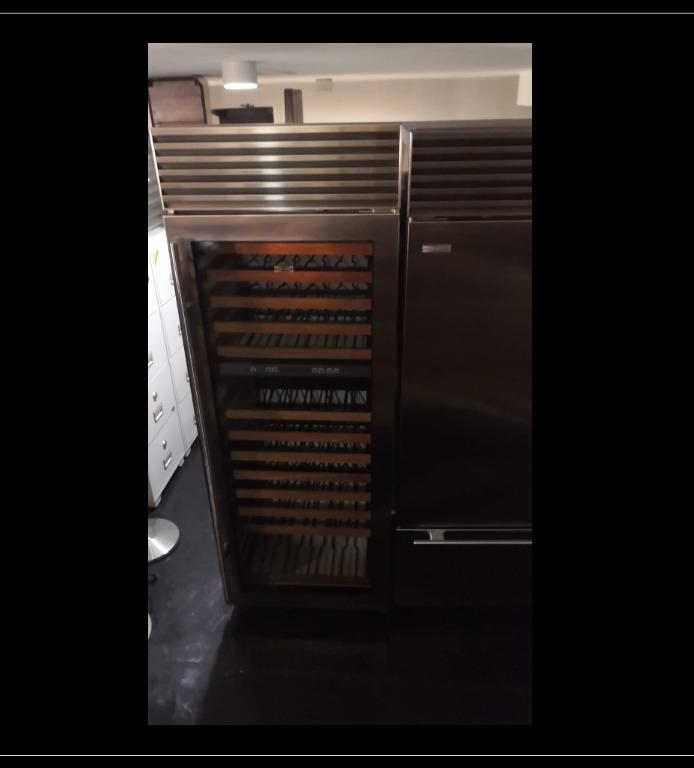 Sub Zero Dual Zone Wine Cooler and Fridge/Freezer, TV & Home Appliances