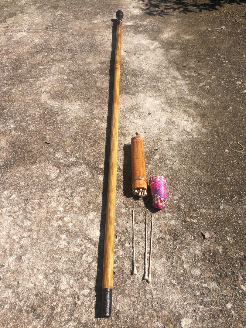 Sumpit Orang Asli 5 Kaki Design Craft Craft Supplies Tools On Carousell
