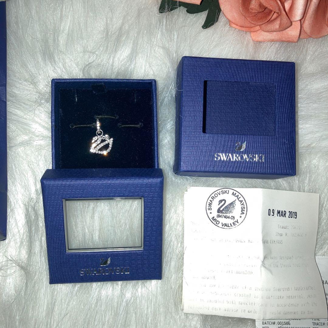 Swarovski Swan Pendant Luxury Accessories On Carousell